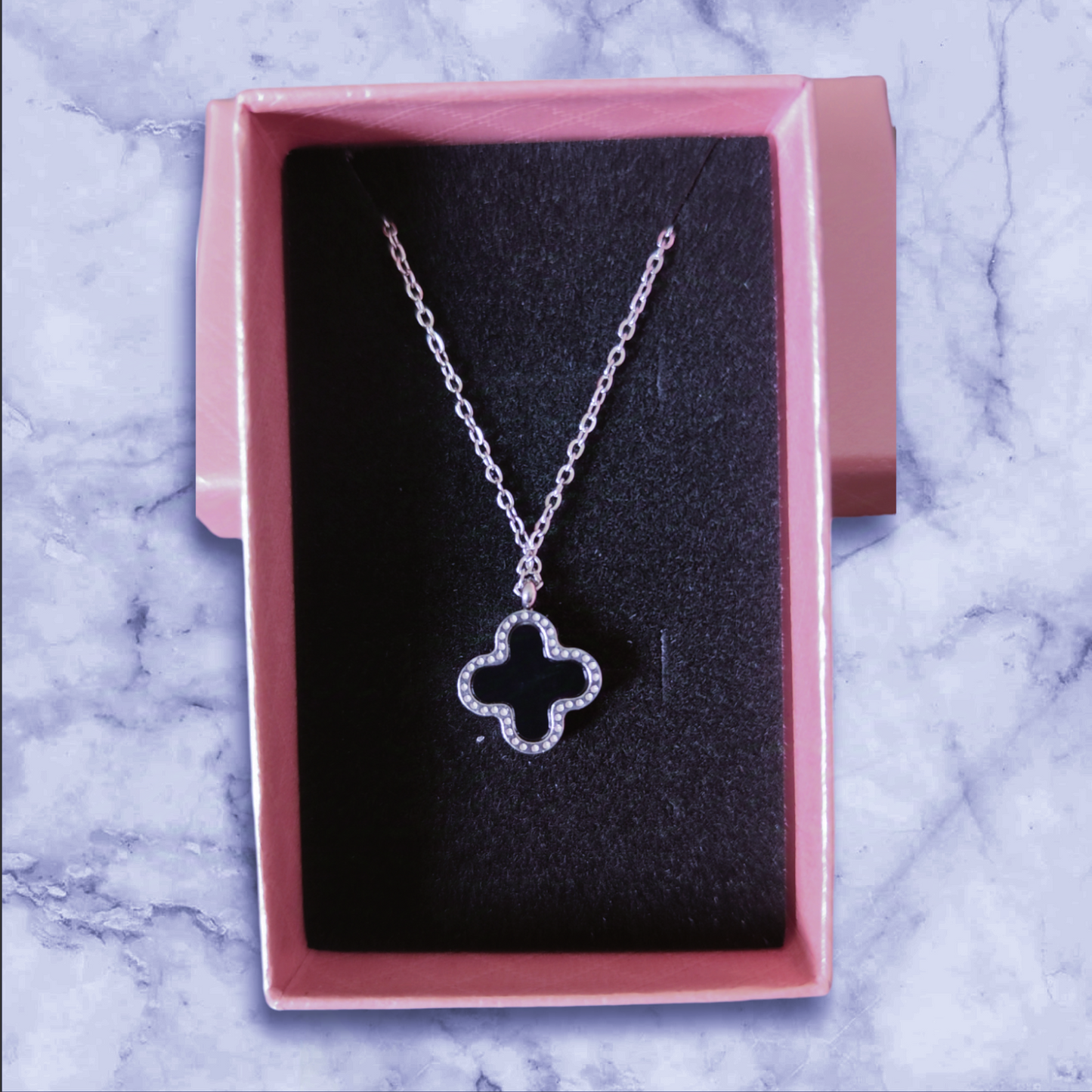 Collier double face