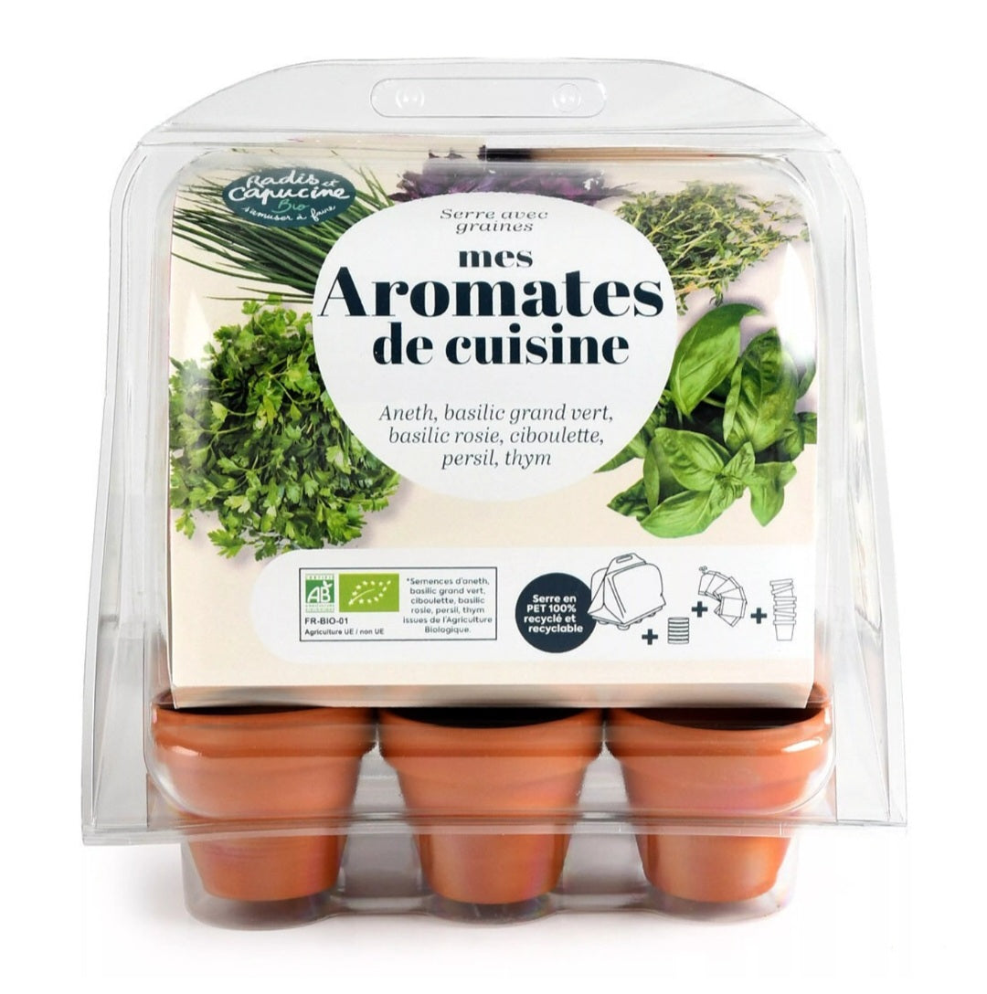 Mini serre mes aromates de cuisine