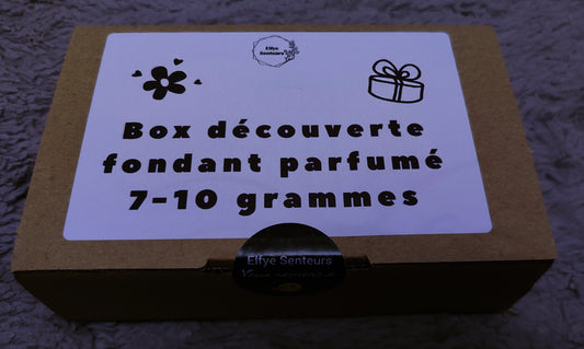 Box découverte fondant parfumé 7-10g