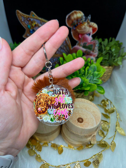 Porte clefs pompon