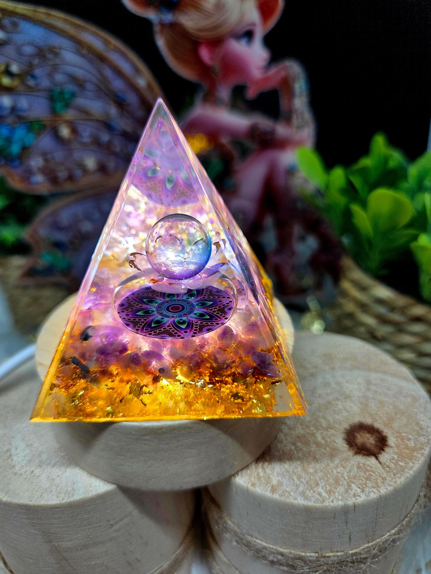 Veilleuse pyramide