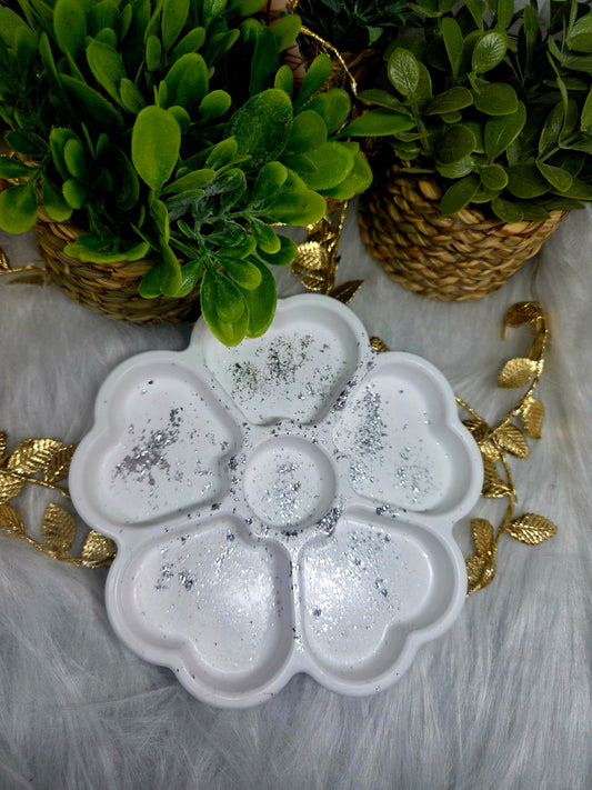 Plateau vide poche fleur