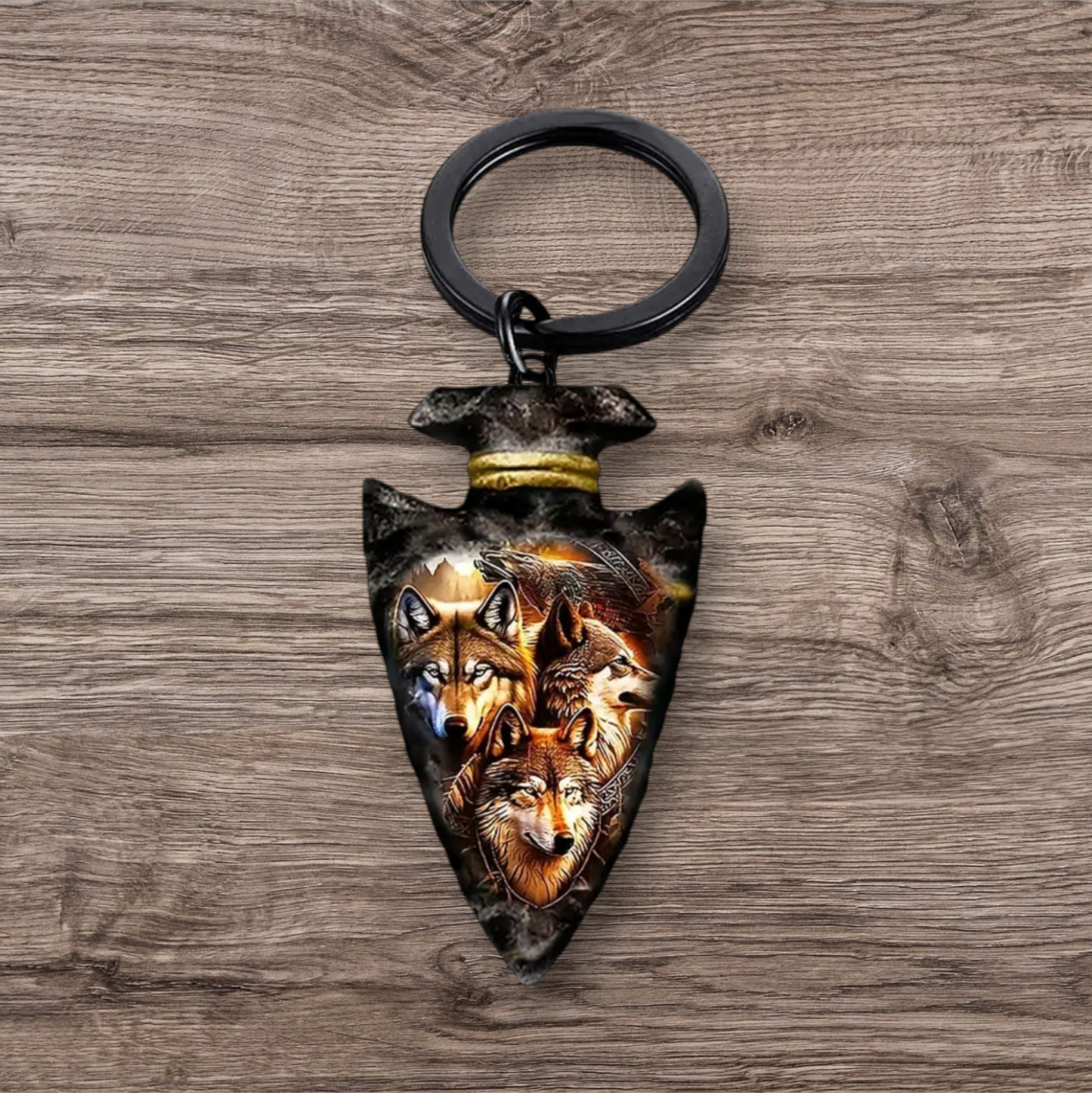 Porte clefs loup